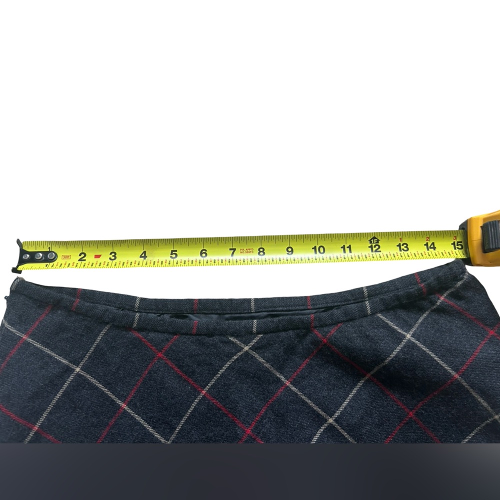 Liz Claiborne Black and Red Plaid Maxi Skirt - Picture 9 of 10